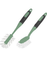 COMFI GRIP WASH UP BRUSH AND BOTTLE BRUSH